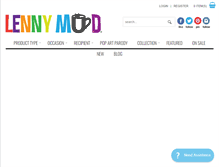 Tablet Screenshot of lennymud.com